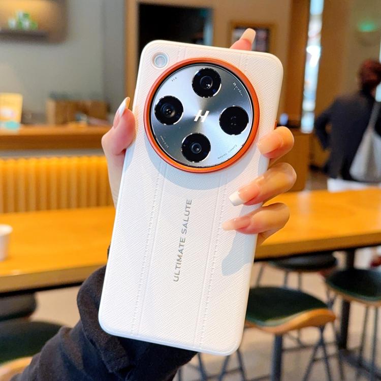 For OPPO Find X8 Pro Metal Camera Lens Frame Buttons Vegan Leather Phone Case