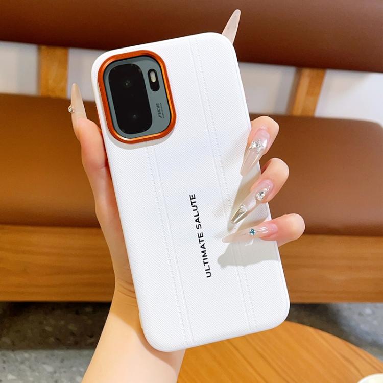 For OnePlus Ace 6 Ultra Metal Camera Lens Frame Buttons Vegan Leather Phone Case