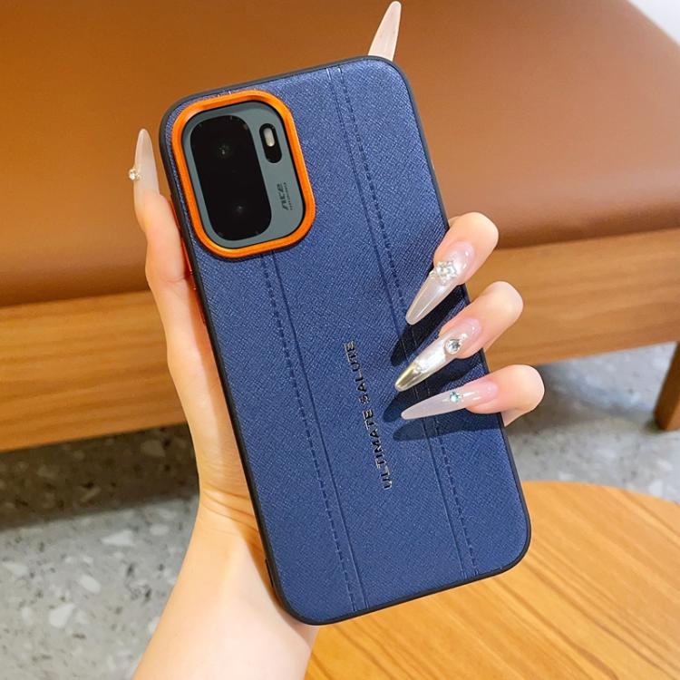 For OnePlus Ace 6 Ultra Metal Camera Lens Frame Buttons Vegan Leather Phone Case