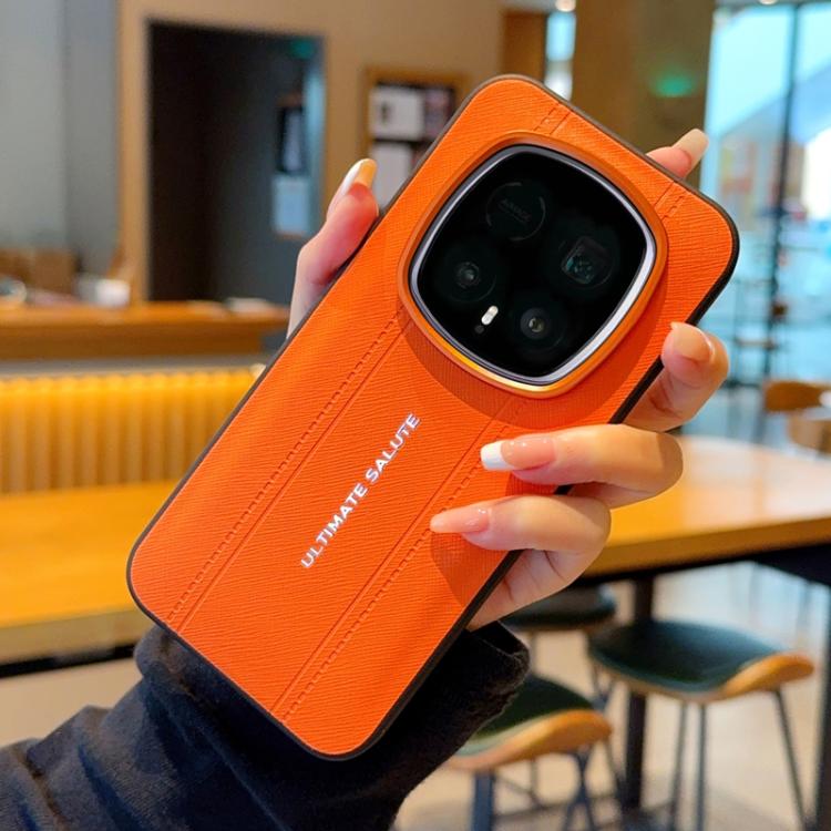 For Honor Magic8 RSR Porsche Design Metal Camera Lens Frame Buttons Vegan Leather Phone Case