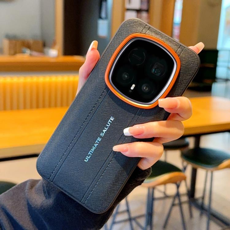 For Honor Magic8 RSR Porsche Design Metal Camera Lens Frame Buttons Vegan Leather Phone Case