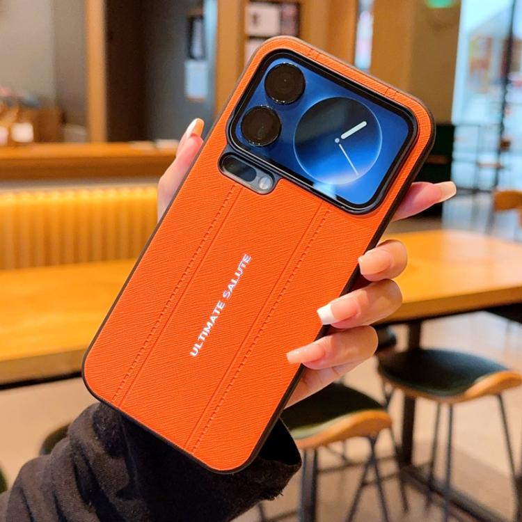 For Xiaomi 17 Pro Metal Camera Lens Frame Buttons Vegan Leather Phone Case