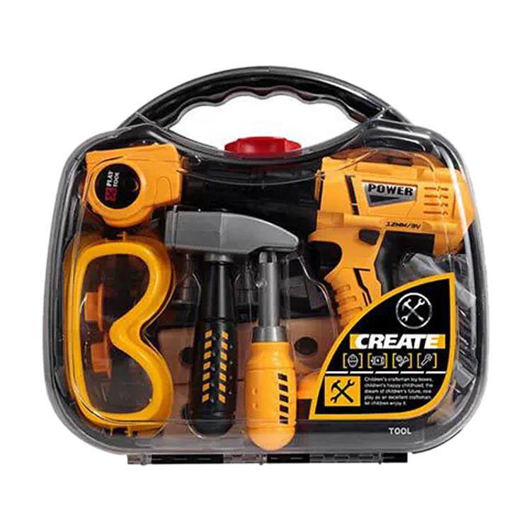 Children Pretend Play DIY Simulation Electric Drill Tool Set