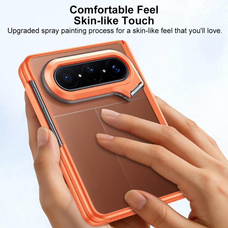 For Huawei Pura X Max Integrated Matte Skin Feel Phone Case with Camera Holder