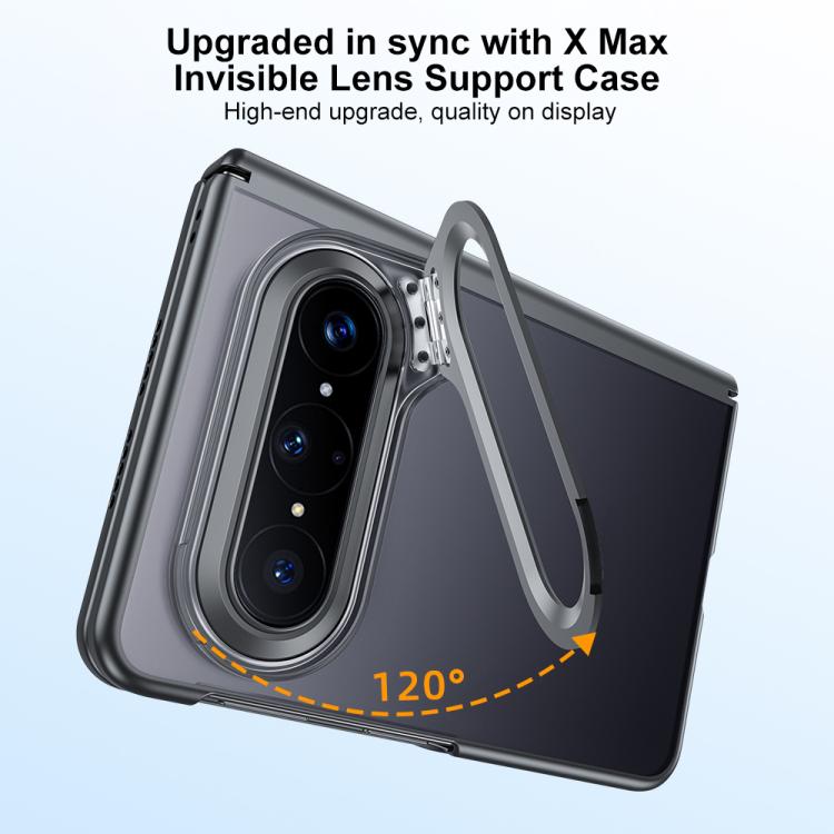 For Huawei Pura X Max Integrated Matte Skin Feel Phone Case with Camera Holder