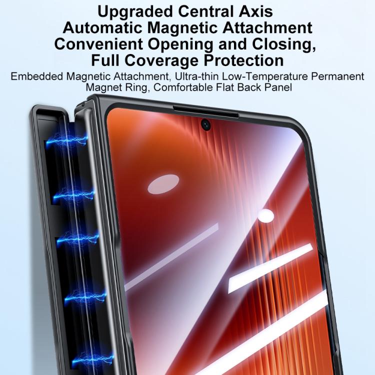 For Huawei Pura X Max Integrated Matte Skin Feel Phone Case with Camera Holder