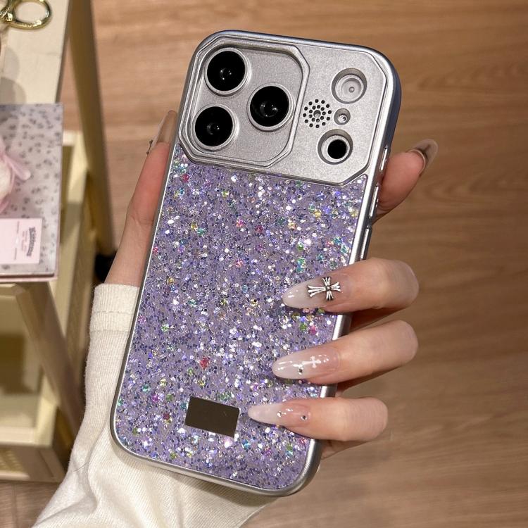 For iPhone 17 Pro Max Starry Sequin Diamond PC Phone Case