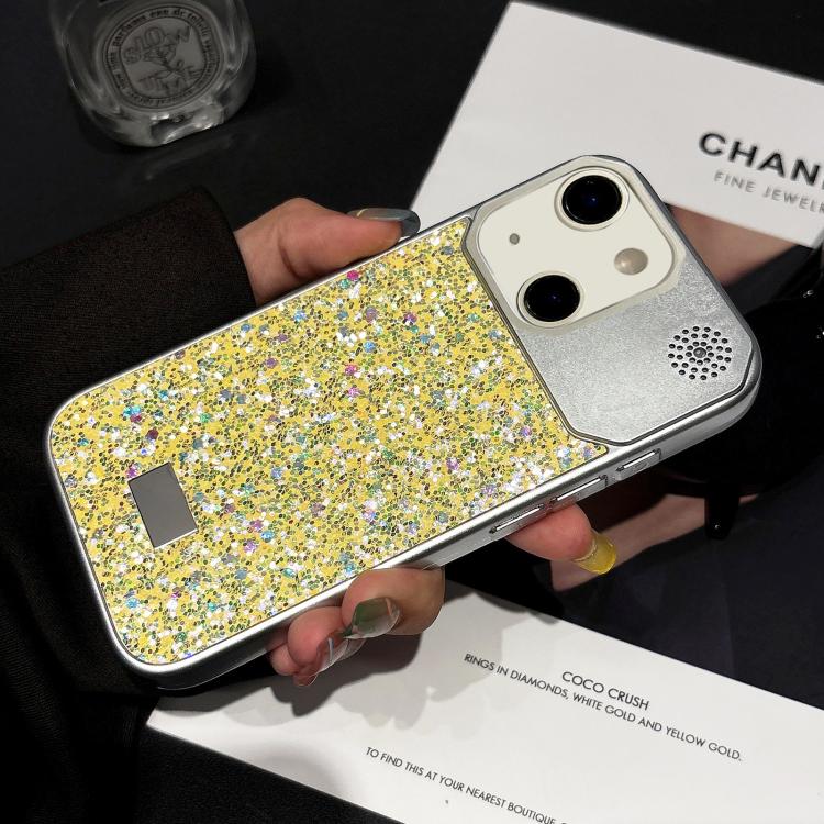 For iPhone 15 Plus / 14 Plus Starry Sequin Diamond PC Phone Case