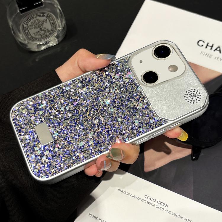 For iPhone 15 Starry Sequin Diamond PC Phone Case