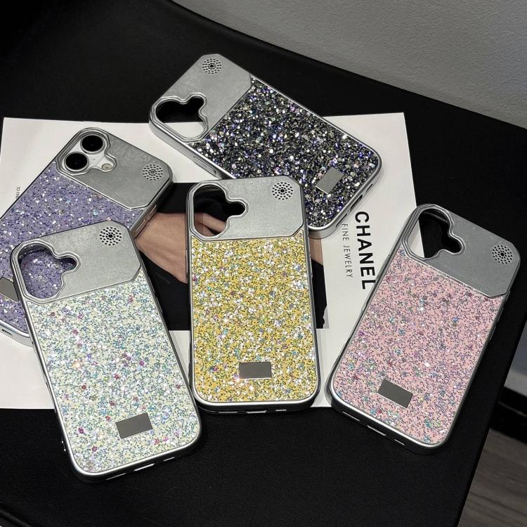 For iPhone 16 Pro Max Starry Sequin Diamond PC Phone Case