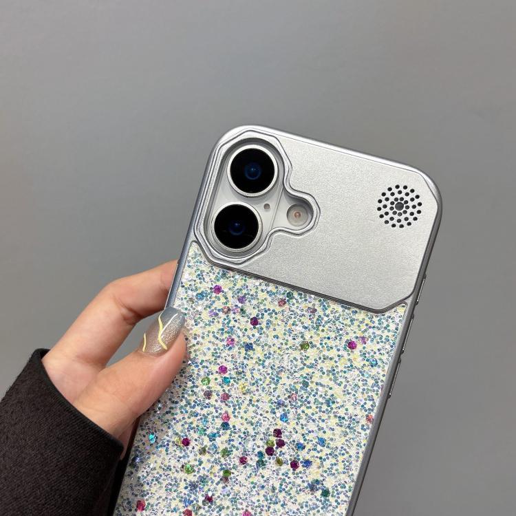 For iPhone 16 Pro Max Starry Sequin Diamond PC Phone Case