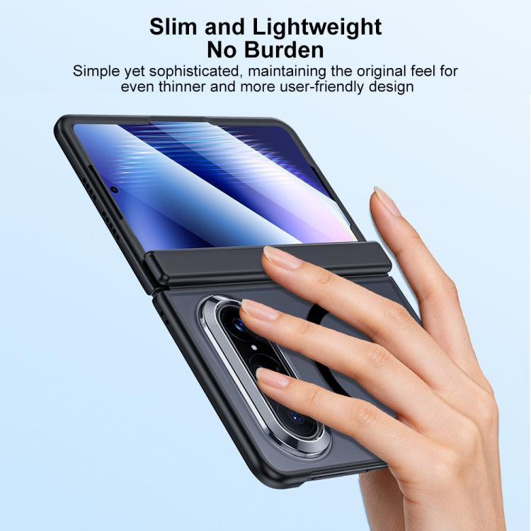For Huawei Pura X Max Integrated Matte Skin Feel Magnetic Phone Case