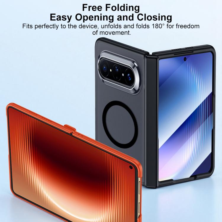 For Huawei Pura X Max Integrated Matte Skin Feel Magnetic Phone Case