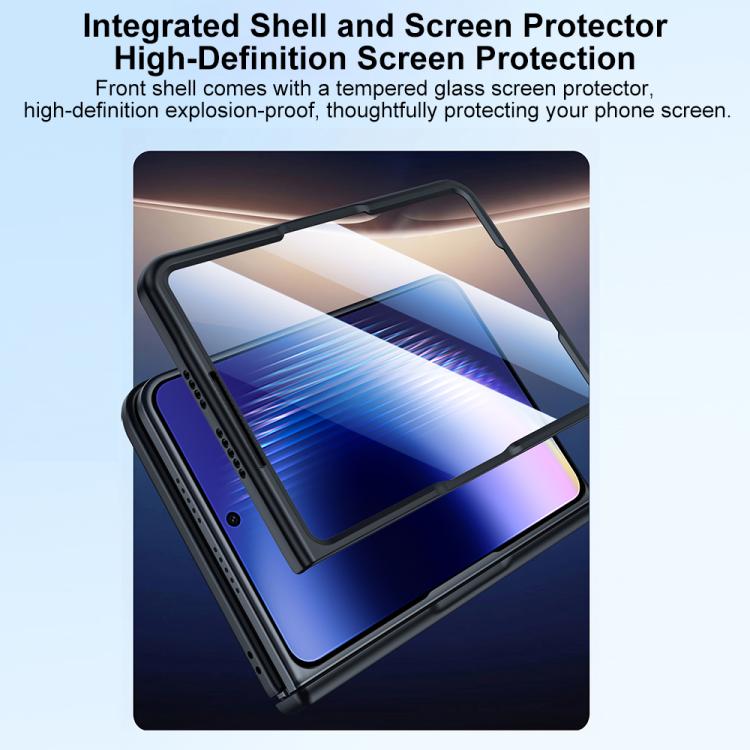 For Huawei Pura X Max Integrated Matte Skin Feel Magnetic Phone Case