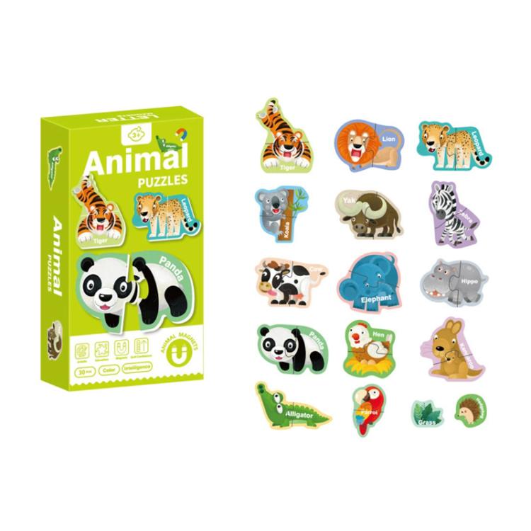 Kids Early Education Magnetic Refrigerator Puzzle Educational Toy