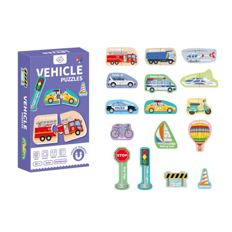 Kids Early Education Magnetic Refrigerator Puzzle Educational Toy