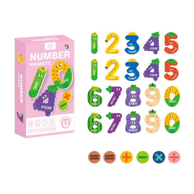 Kids Early Education Magnetic Refrigerator Puzzle Educational Toy