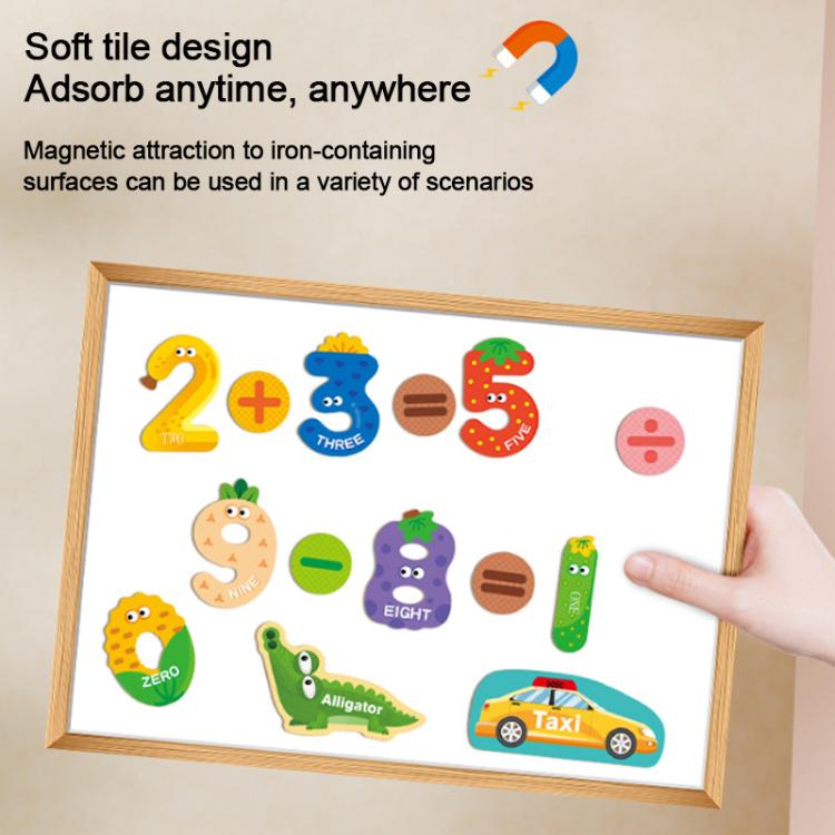 Kids Early Education Magnetic Refrigerator Puzzle Educational Toy