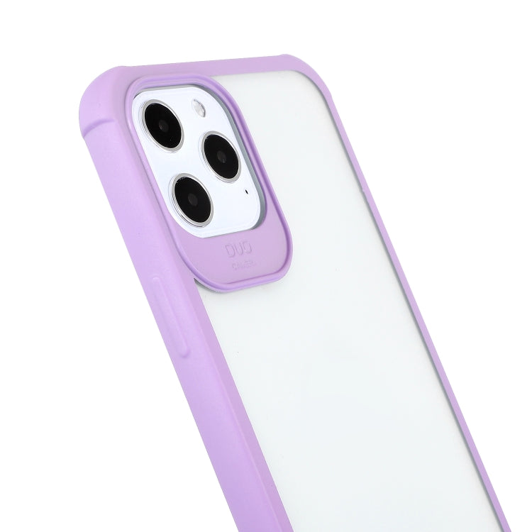 For iPhone 12 / 12 Pro Macaron Color Phone Case with Lanyard