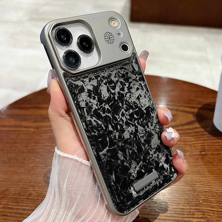 For iPhone 17 Pro Max Magnetic 3D Illusory Color Leather Texture Phone Case