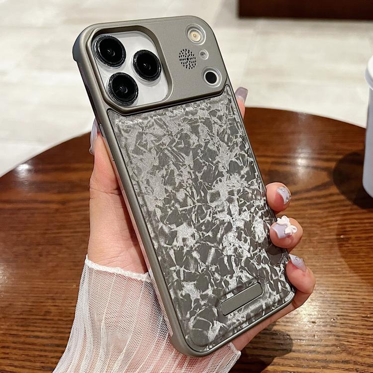 For iPhone 17 Pro Max Magnetic 3D Illusory Color Leather Texture Phone Case