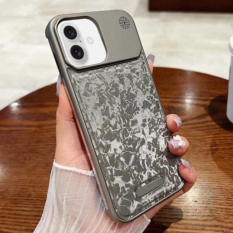 For iPhone 17 Magnetic 3D Illusory Color Leather Texture Phone Case
