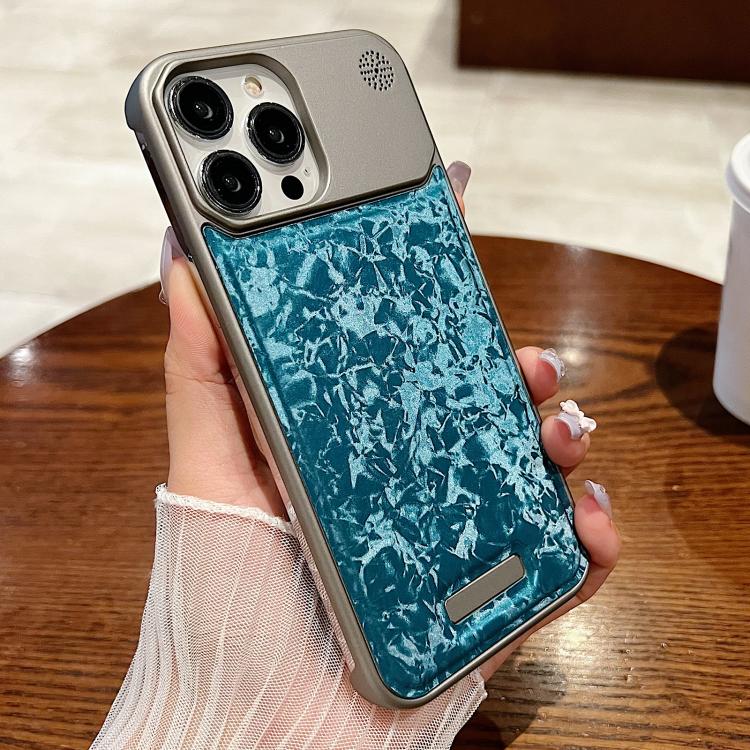 For iPhone 14 Pro Max Magnetic 3D Illusory Color Leather Texture Phone Case