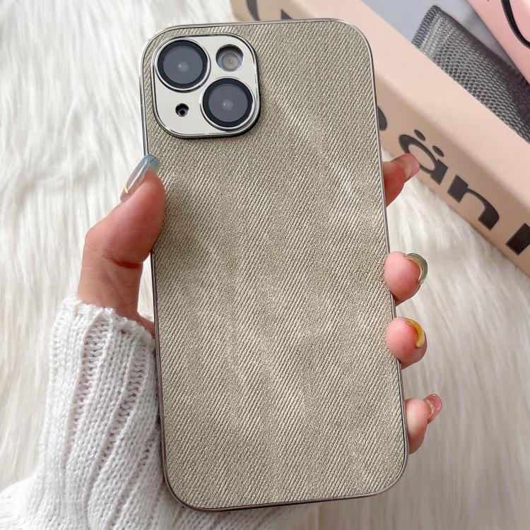 For iPhone 13 / 14 Denim Pattern TPU Shockproof Phone Case