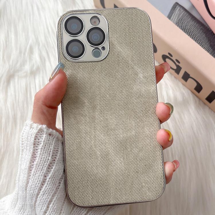 For iPhone 14 Pro Denim Pattern TPU Shockproof Phone Case