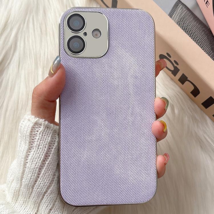For iPhone 16 Denim Pattern TPU Shockproof Phone Case