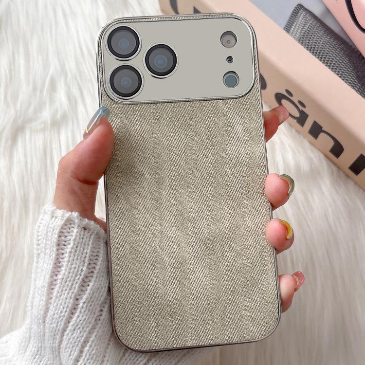 For iPhone 17 Pro Denim Pattern TPU Shockproof Phone Case