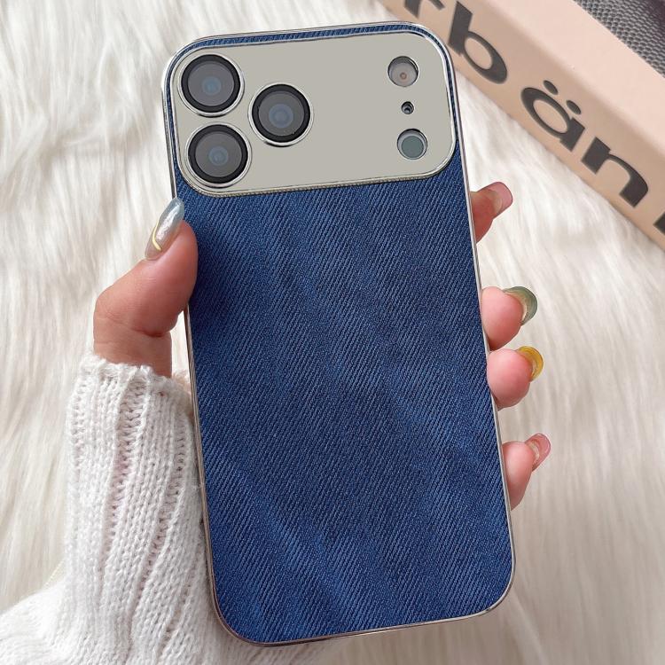 For iPhone 17 Pro Max Denim Pattern TPU Shockproof Phone Case