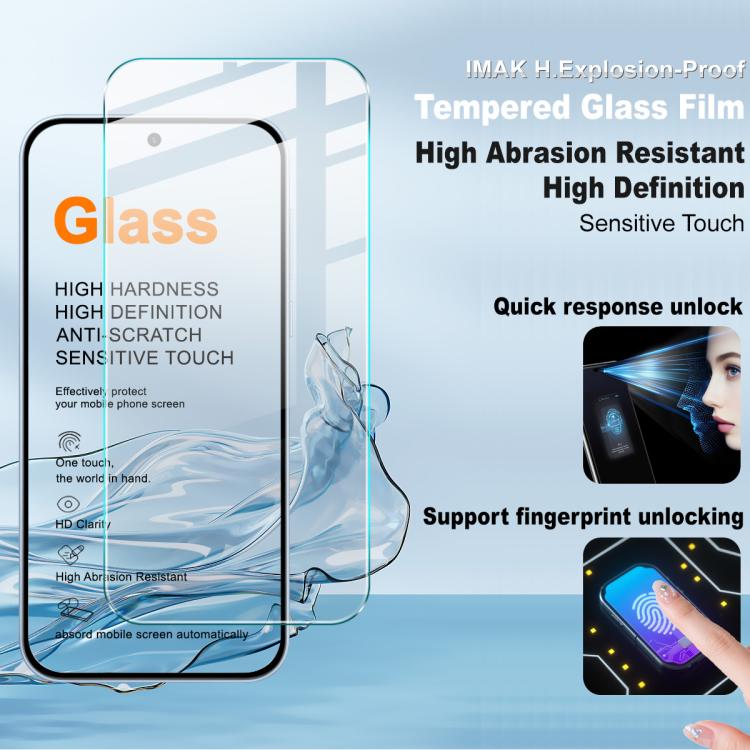 For OnePlus Nord CE6 imak H Series Tempered Glass Film, Support Fingerprint Unlocking