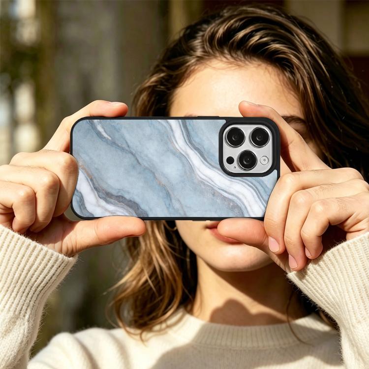 For iPhone 16 Pro Marble Pattern Magnetic Phone Case