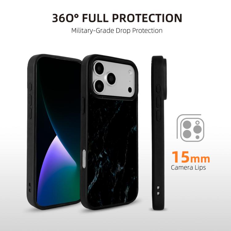 For iPhone 17 Pro Marble Pattern Magnetic Phone Case