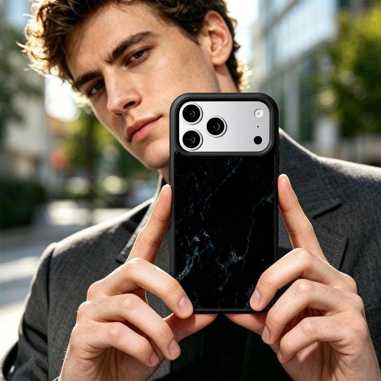 For iPhone 17 Pro Marble Pattern Magnetic Phone Case
