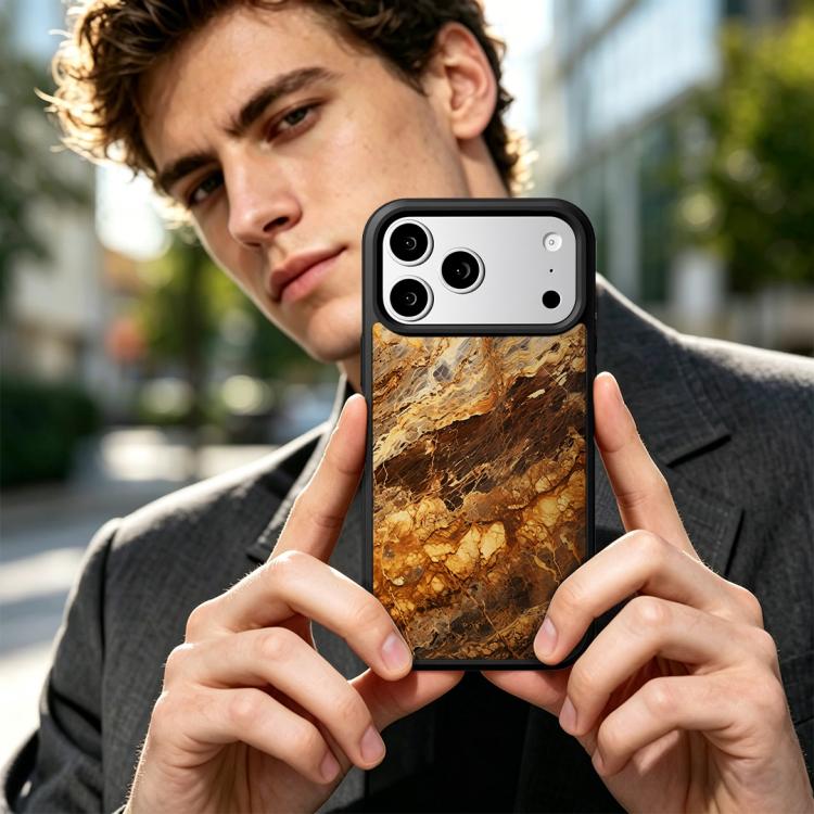For iPhone 17 Pro Marble Pattern Magnetic Phone Case