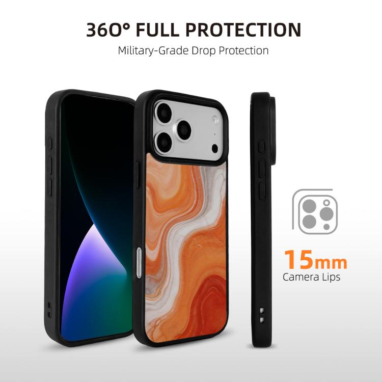 For iPhone 17 Pro Max Marble Pattern Magnetic Phone Case