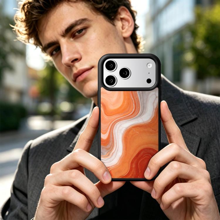 For iPhone 17 Pro Max Marble Pattern Magnetic Phone Case