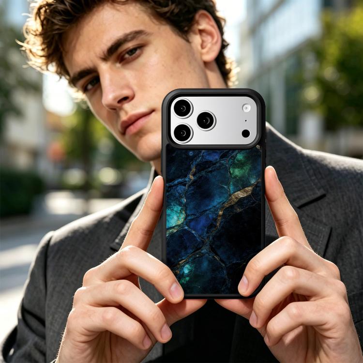 For iPhone 17 Pro Max Marble Pattern Magnetic Phone Case