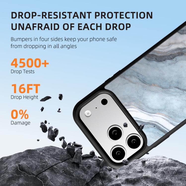 For iPhone 17 Pro Max Marble Pattern Magnetic Phone Case