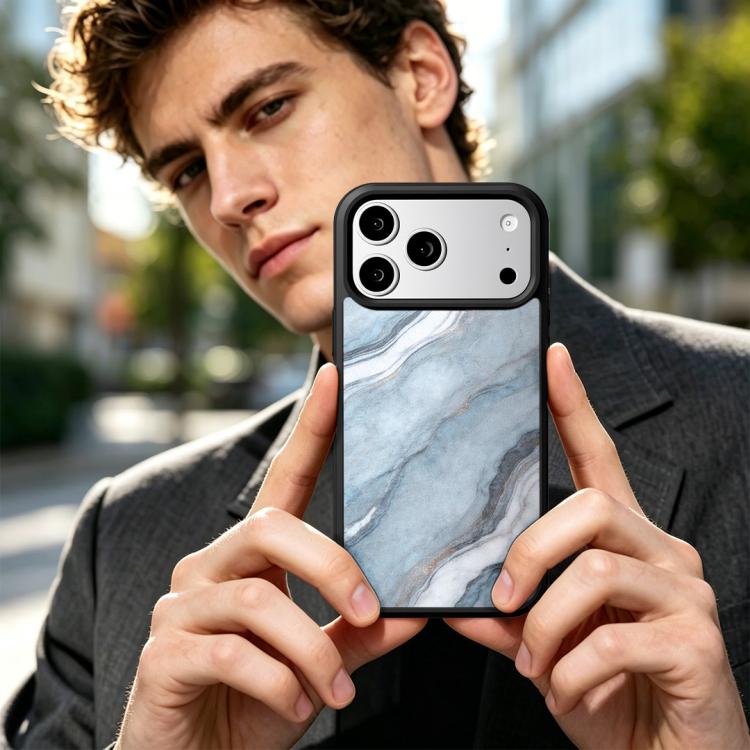 For iPhone 17 Pro Max Marble Pattern Magnetic Phone Case