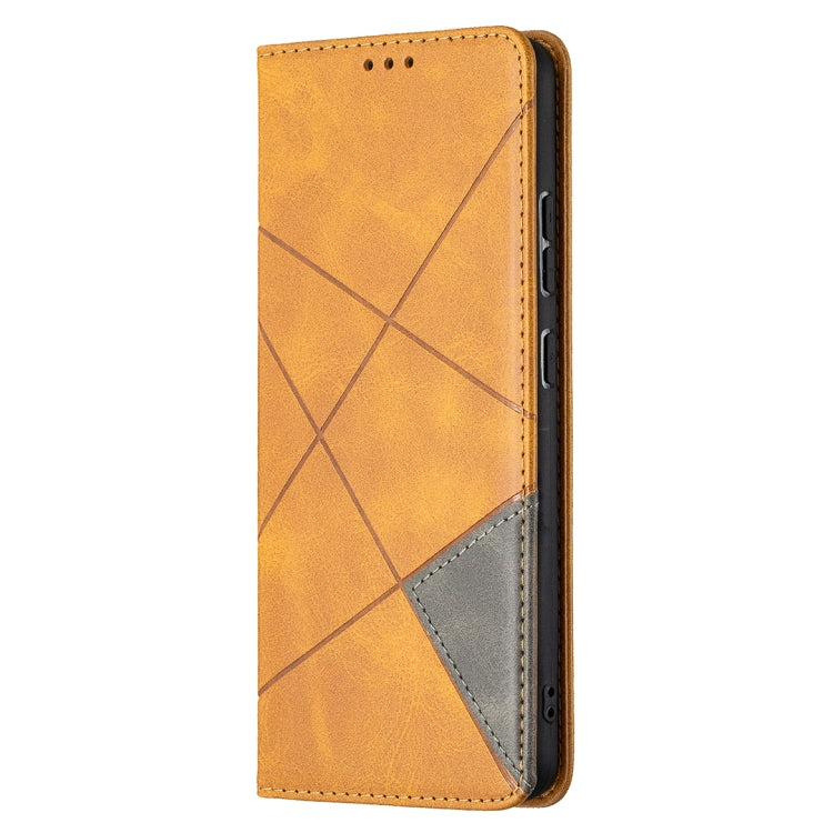 For Nokia 2.4 Rhombus Texture Horizontal Flip Magnetic Leather Case with Holder & Card Slots