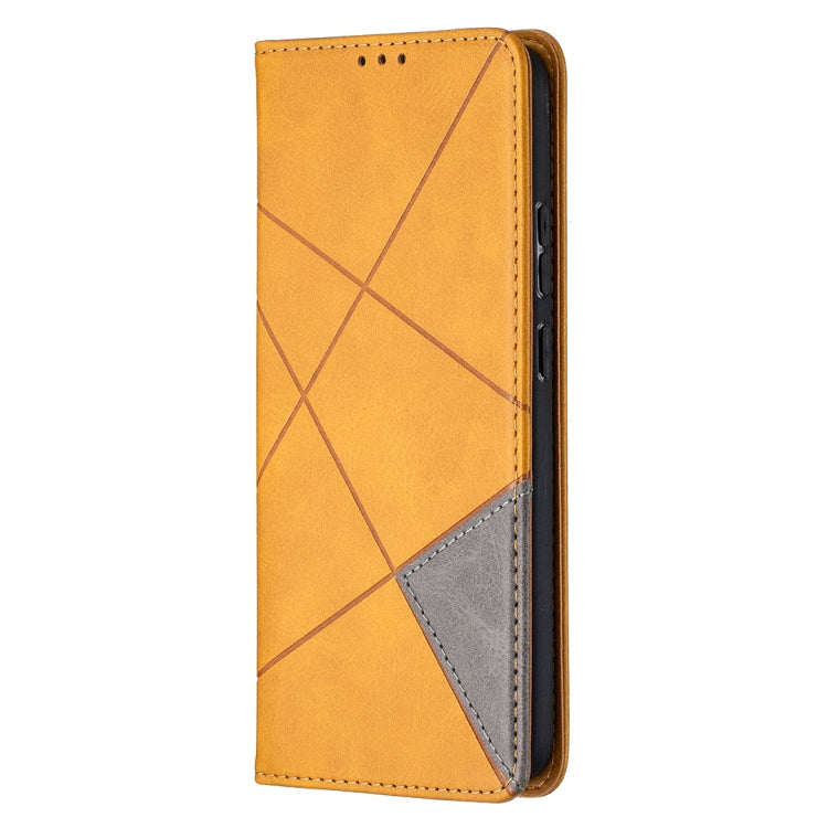 For Nokia 3.4 Rhombus Texture Horizontal Flip Magnetic Leather Case with Holder & Card Slots