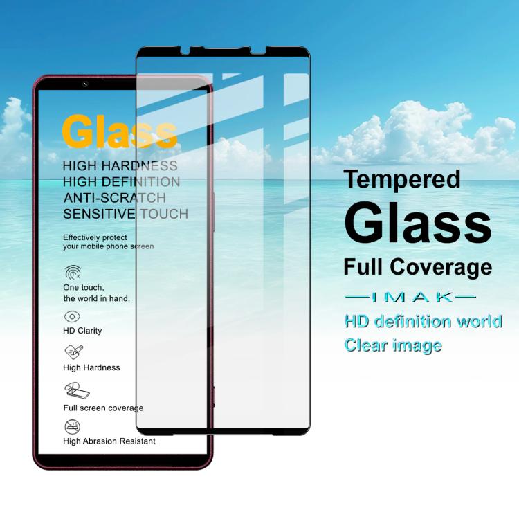 For Sony Xperia 1 VIII / Xperia 1 VII imak 9H Surface Hardness Full Screen Tempered Glass Film Pro+ Series