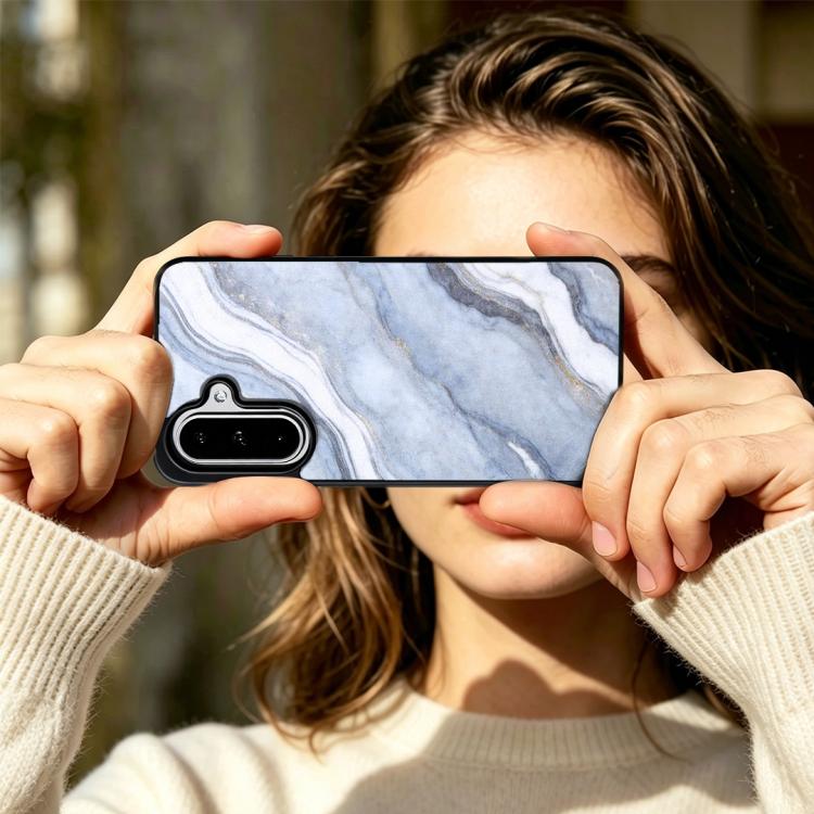 For Samsung Galaxy A35 5G Marble Pattern Magnetic Phone Case