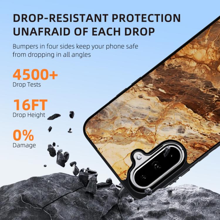 For Samsung Galaxy A35 5G Marble Pattern Magnetic Phone Case