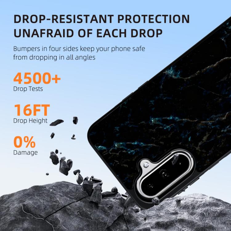 For Samsung Galaxy A36 5G Marble Pattern Magnetic Phone Case