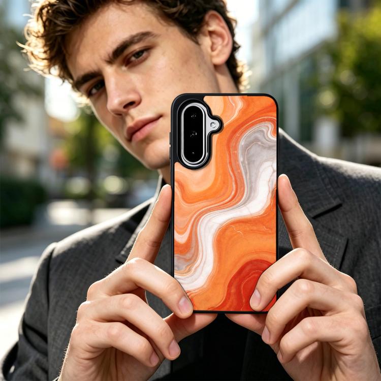 For Samsung Galaxy A37 5G Marble Pattern Magnetic Phone Case