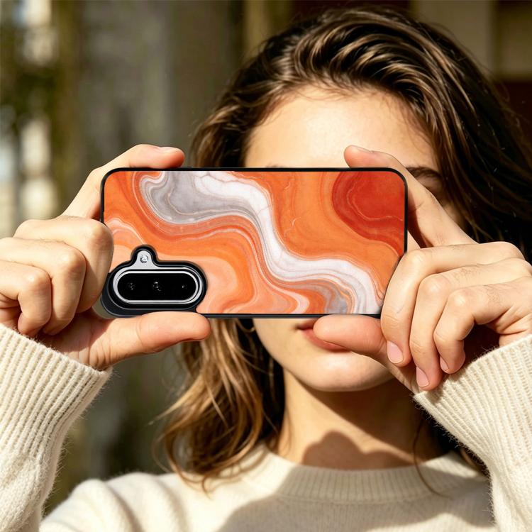 For Samsung Galaxy A56 5G Marble Pattern Magnetic Phone Case